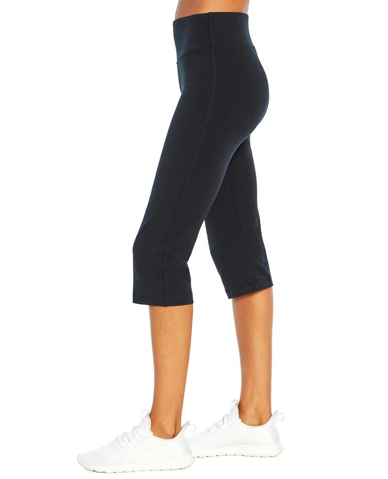 Marika Women's Zoey Tummy Control Capri Legging, Black, Medium - Image 4